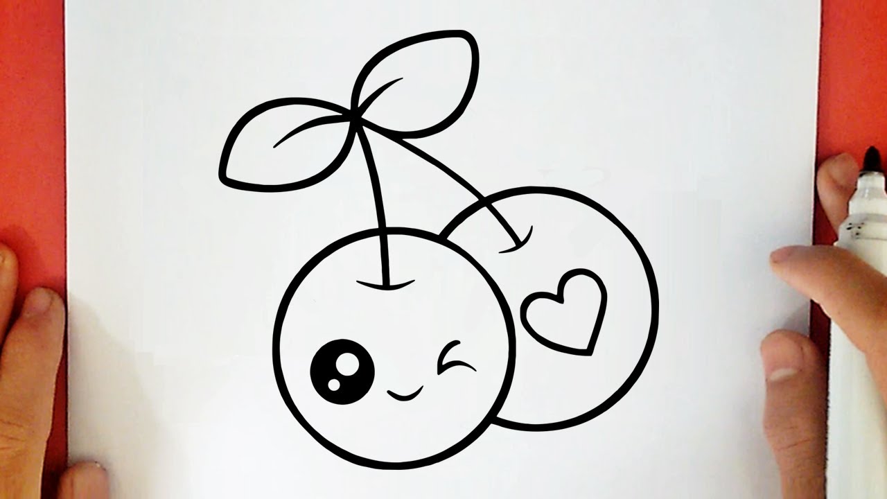 COME DISEGNARE DELLE CILIEGIE KAWAII