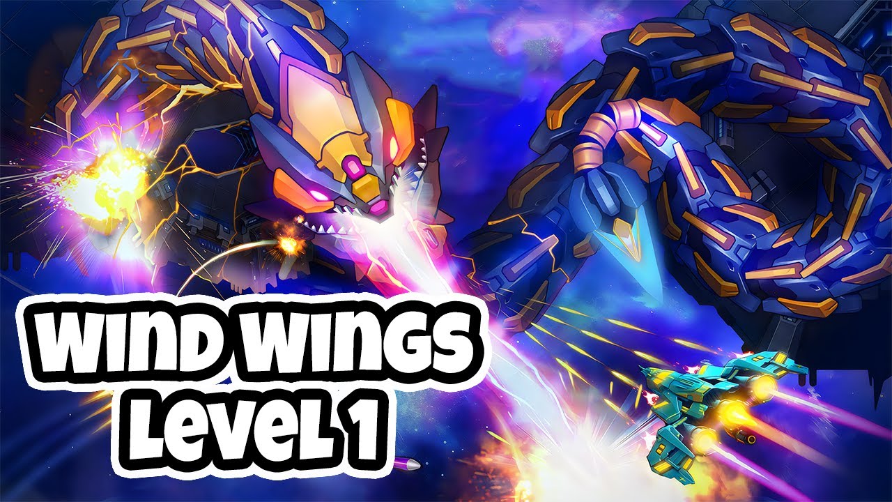 Wind Wings Space Shooter Galaxy Attack level 1