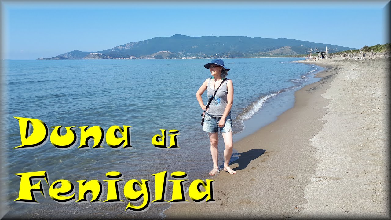 Duna di Feniglia, il tombolo a sud di Orbetello che collega l'Argentario (GR)