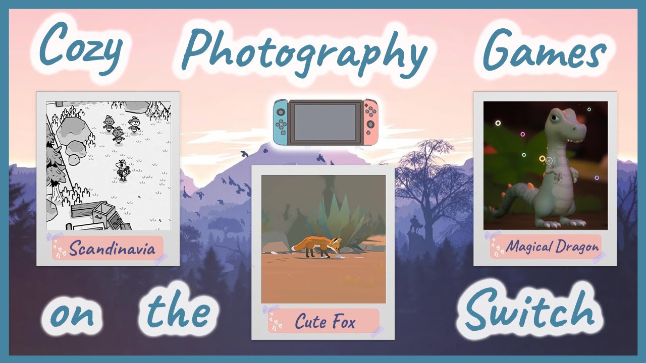 📷 8 COZY Photography Games for the SWITCH
