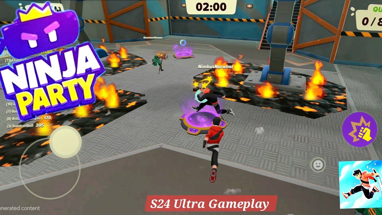 NINJA PARTY | Solo Mode (Android/iOS) Gameplay #1