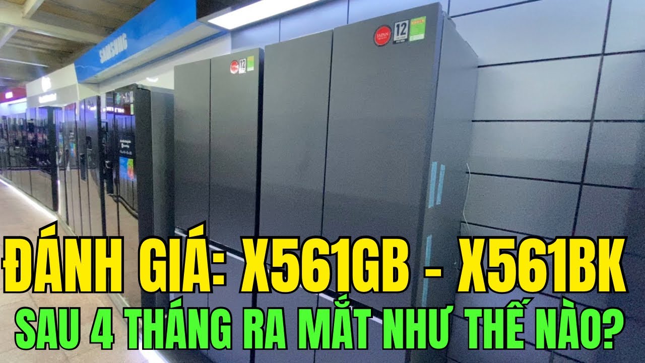 Đánh giá tủ lạnh Panasonic 510 lít âm tủ NR-X561GB-VN vs NR-X561BK-VN sau 4 tháng ra mắt