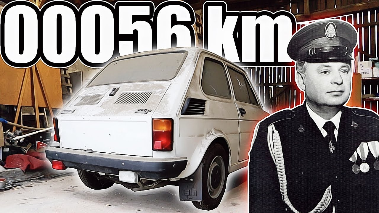 OGLĄDAMY fabrycznie NOWEGO FIATA 126p. Nie był odpalany od 1988 roku. Nie uwierzysz z jakiego powodu