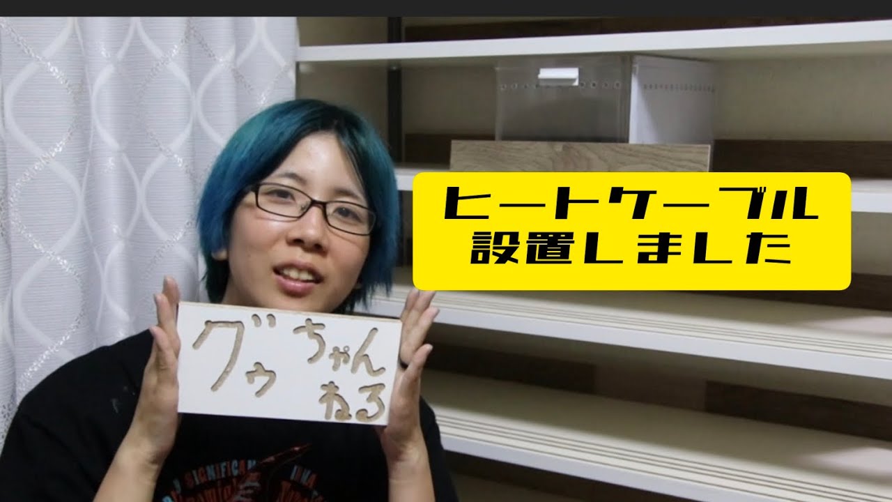 ヒートケーブル設置しました！