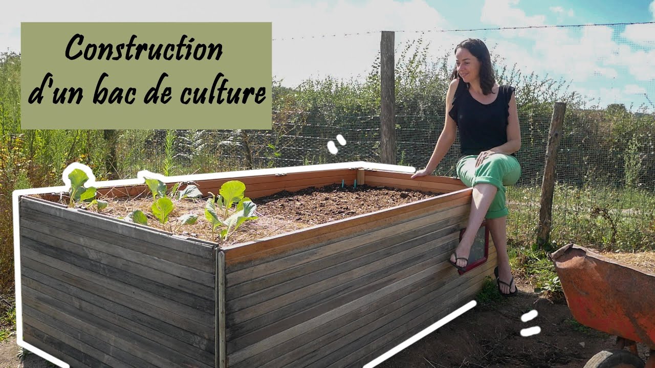 Je construis un bac de culture surélevé, avec de vieilles portes de garage 👩‍🔧