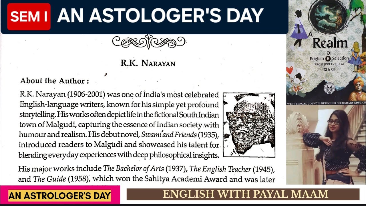 AN ASTROLOGER'S DAY CLASS XI SEM I REALM WBCHSE