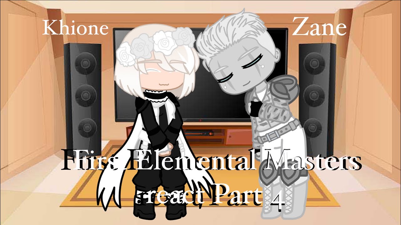 First Elemental Masters react to Zane (part 4/6) Ninjago Gacha Reaction (My Au)