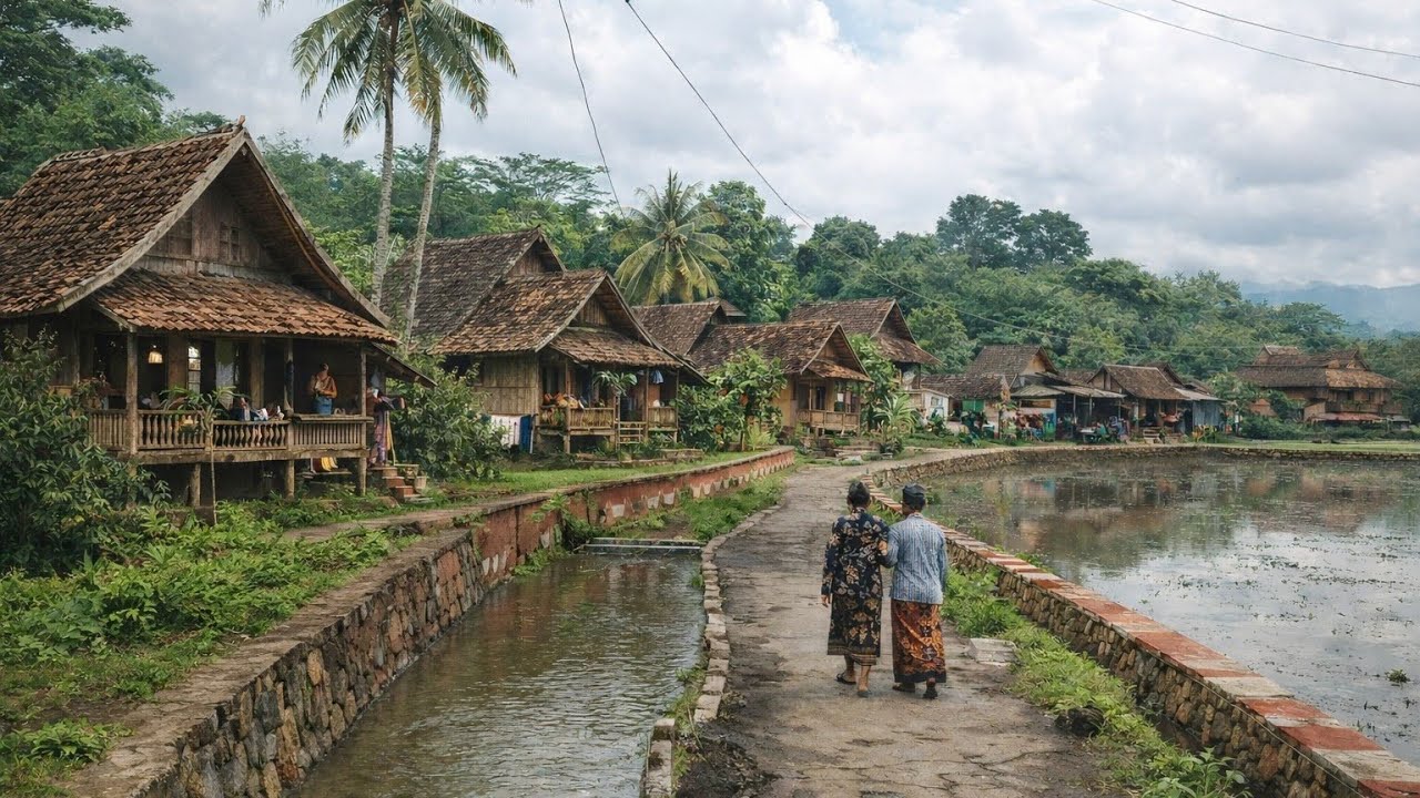 Hidup di desa..jarang yang tau di kampung ini ada pemandangan yang sangat indah 