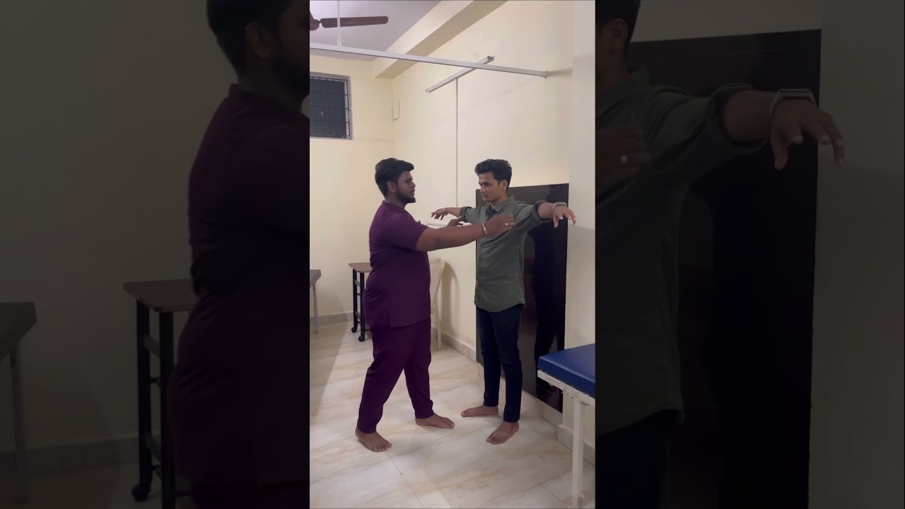Special test for shoulder joint- Drop arm test 