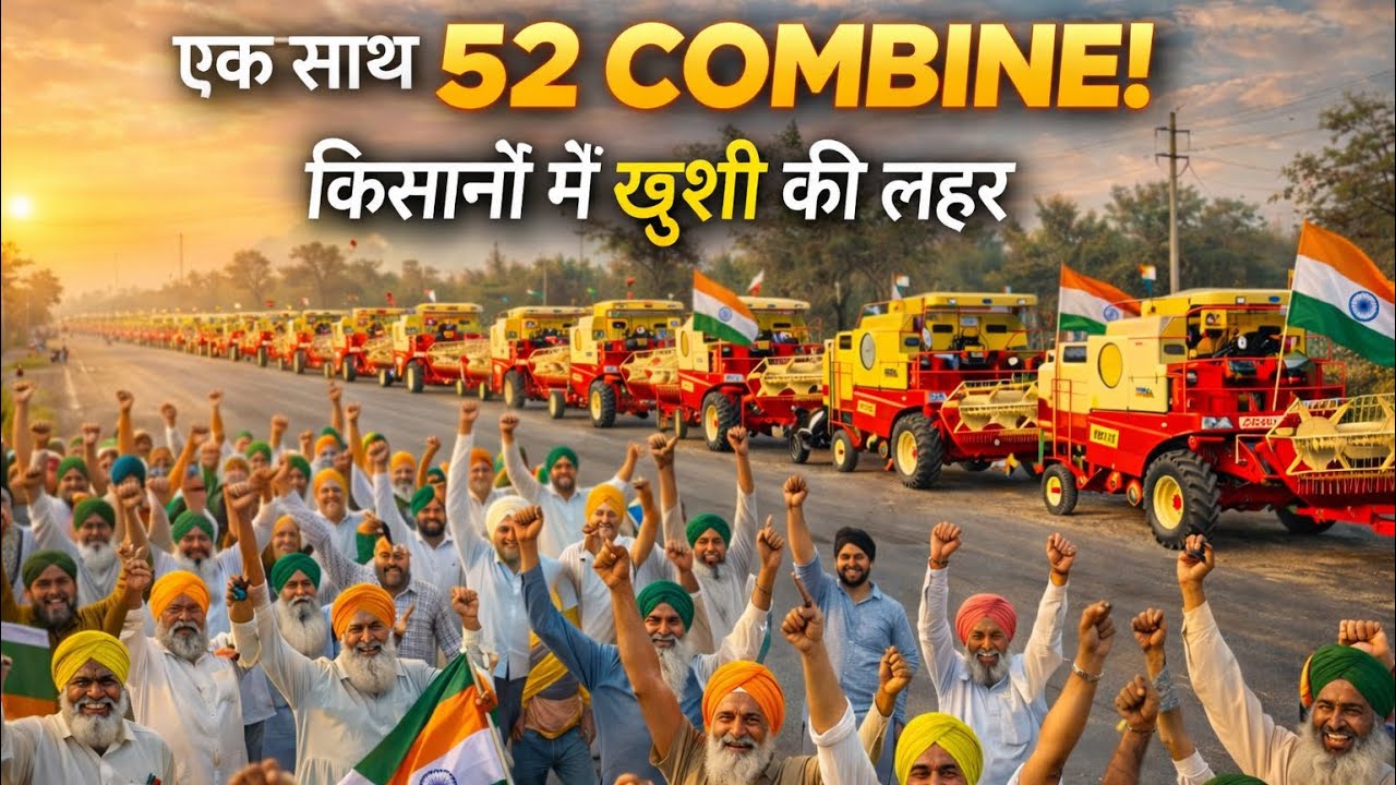 Preet Combine की रिकॉर्ड तोड़ डिलीवरी 🚜 | 52 Combine एक साथ || Preet combine || Review || Price