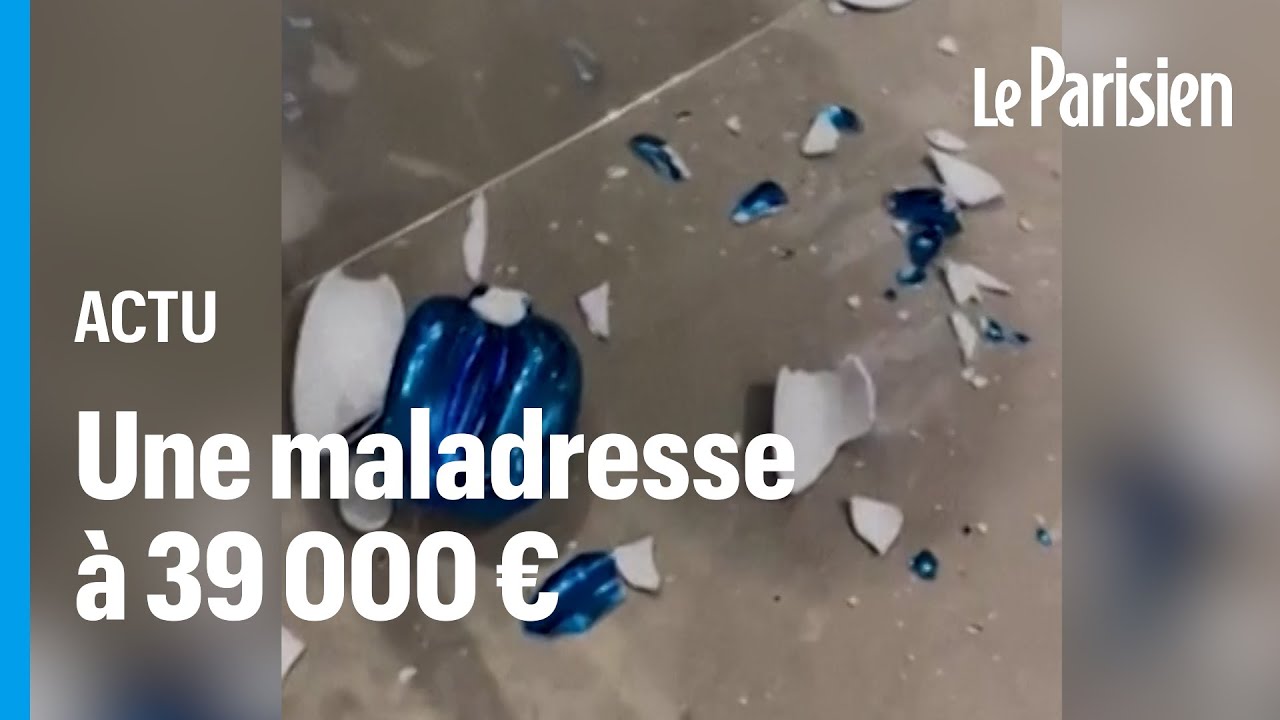 Une spectatrice renverse et casse une sculpture de Jeff Koons à 39 000 € à Miami