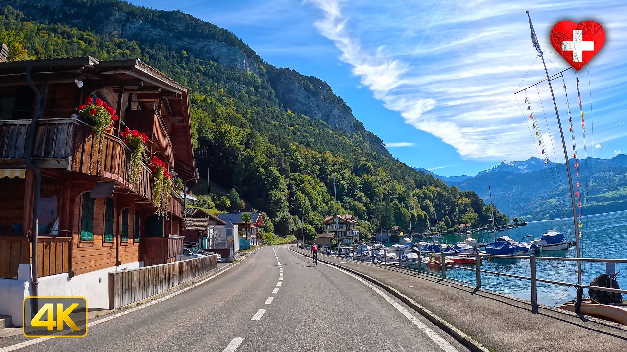 Drive through the Heart of Switzerland 🇨🇭 | Lake Thun, Lake Brienz and Br&uuml;nig Pass | Thun to Sarnen
