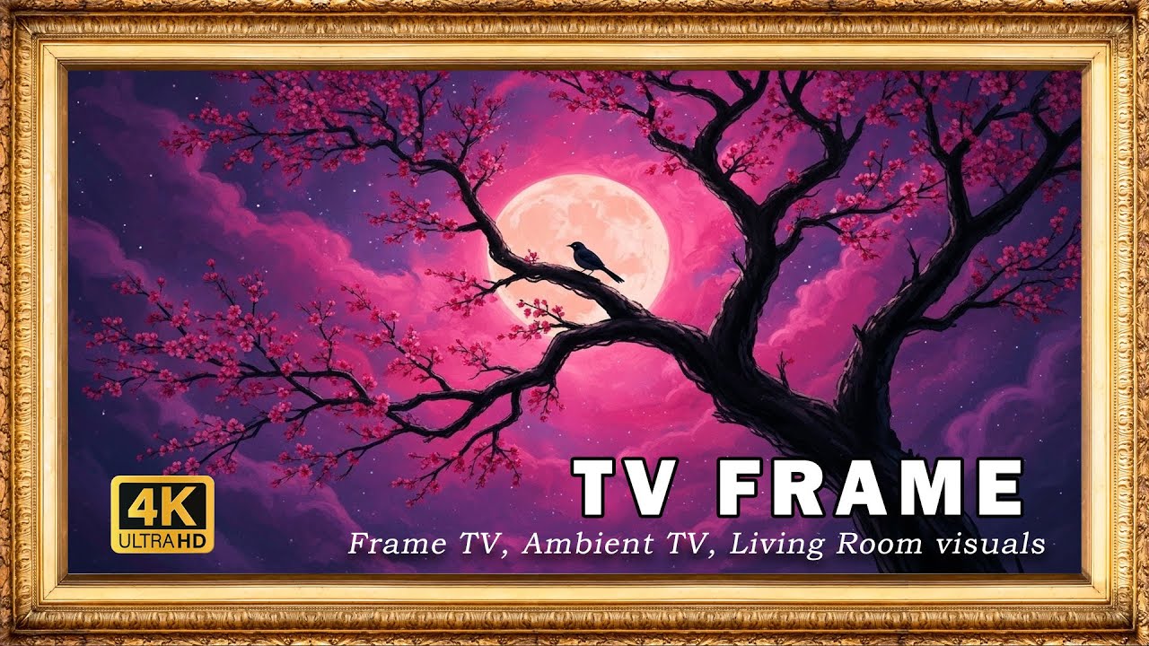Japan Season Vintage TV Frame 2026 | Perfect for Living Room Display