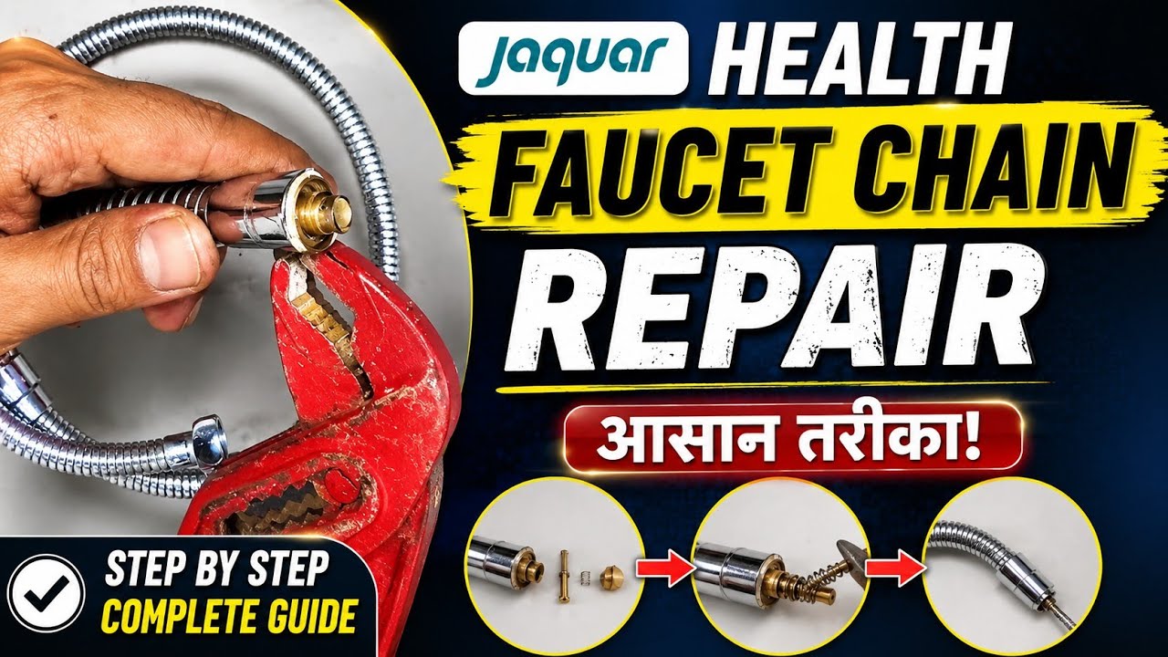 #jaquar hand shower chain repair || jaquar health fuset chain repair jet repair || jaquar services||