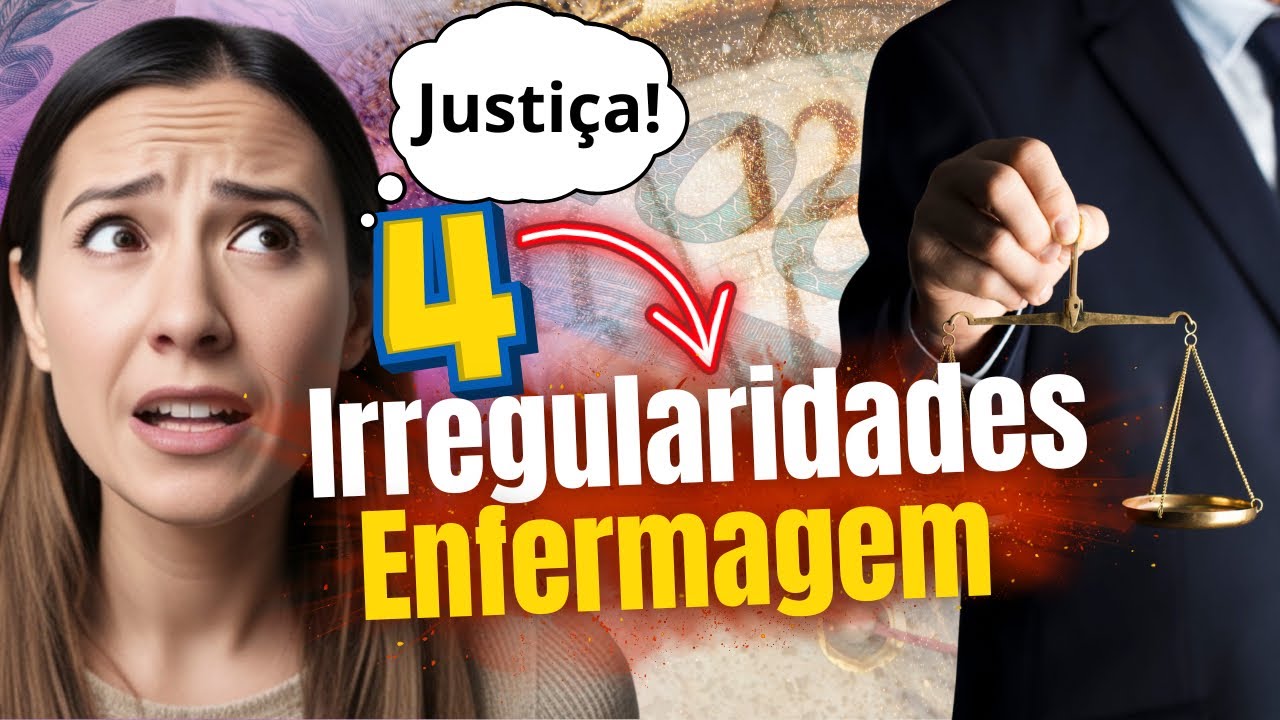 🔴 4 SITUAÇÕES IRREGULARES NA ENFERMAGEM, procure um Advogado Trabalhista o mais rápido possível