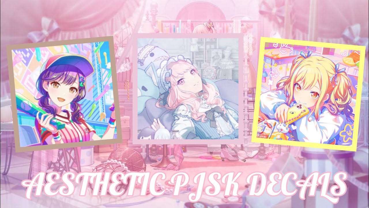 Roblox || AESTHETIC PJSK ICONS / DECALS / DECAL ID || For Bloxburg, Royale high, etc. Part 2