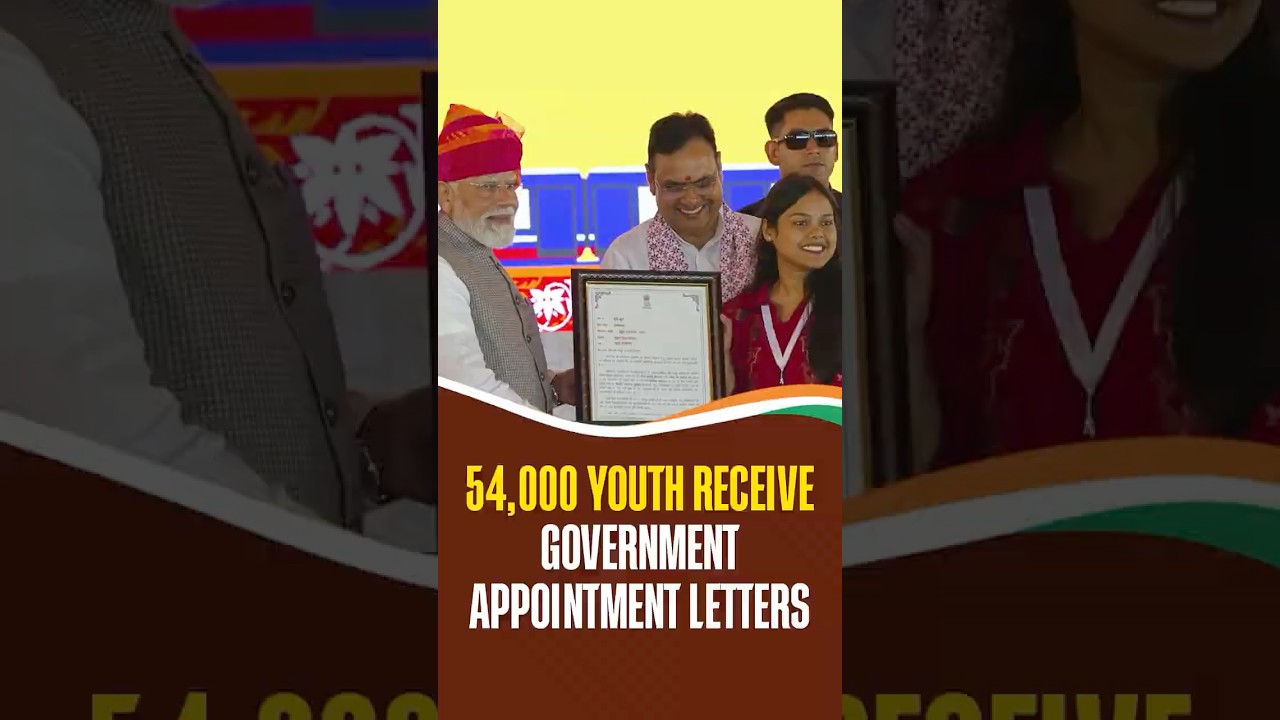 PM Hands Over 54,000 Appointment Letters