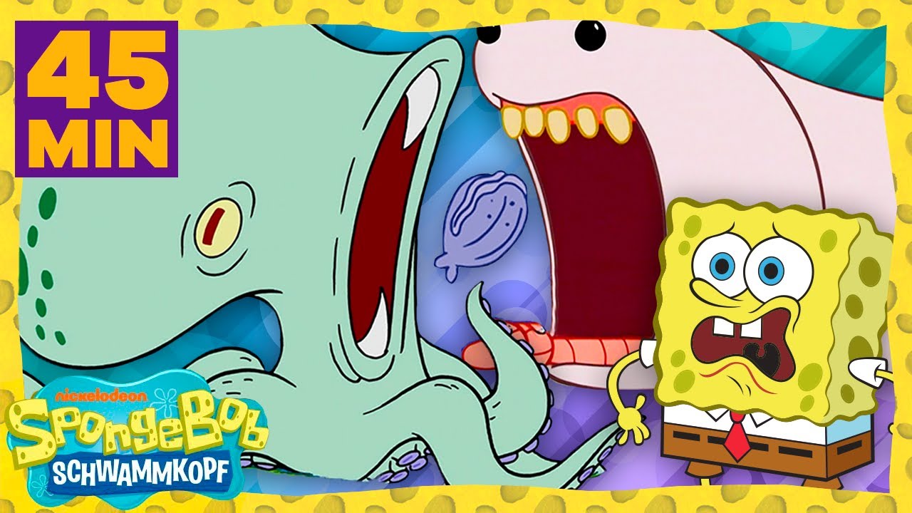 SpongeBob Schwammkopf | Die coolsten Tiere von Bikini Bottom in 45 Minuten | SpongeBob Schwammkopf