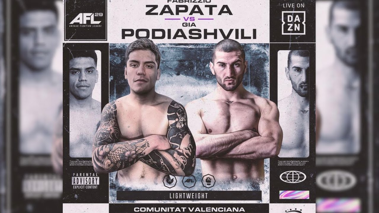 AFL 29 VALENCIA | FABRIZZIO ZAPATA VS GIA PODIASHVILI