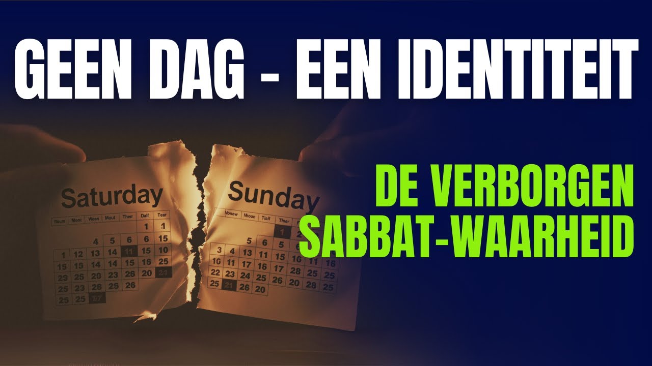 De WARE Sabbat ONTHULD: Rust in Christus, GEEN specifieke dag!