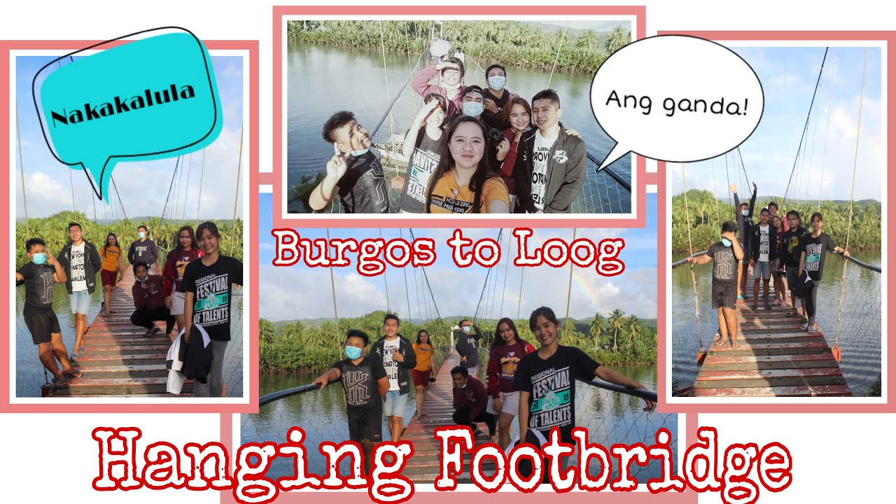 HANGING FOOTBRIDGE OF BRGY. BURGOS TO BRGY. LOOG BASEY SAMAR! || Hoon Ji Vlogs