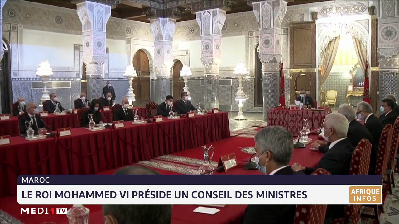 Maroc: le Roi Mohammed VI préside un conseil des ministres