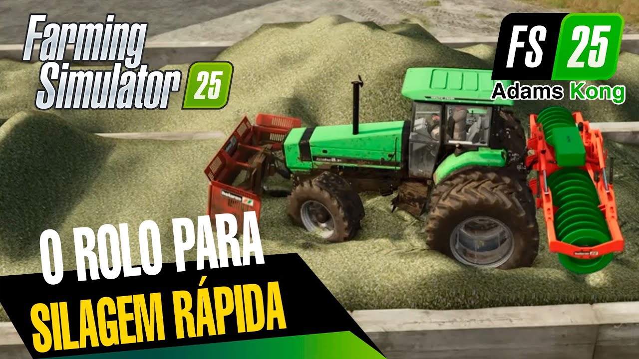 Gameplay FS25: Mais de 1 milhão de litros de SILAGEM no FARMING SIMULATOR 25
