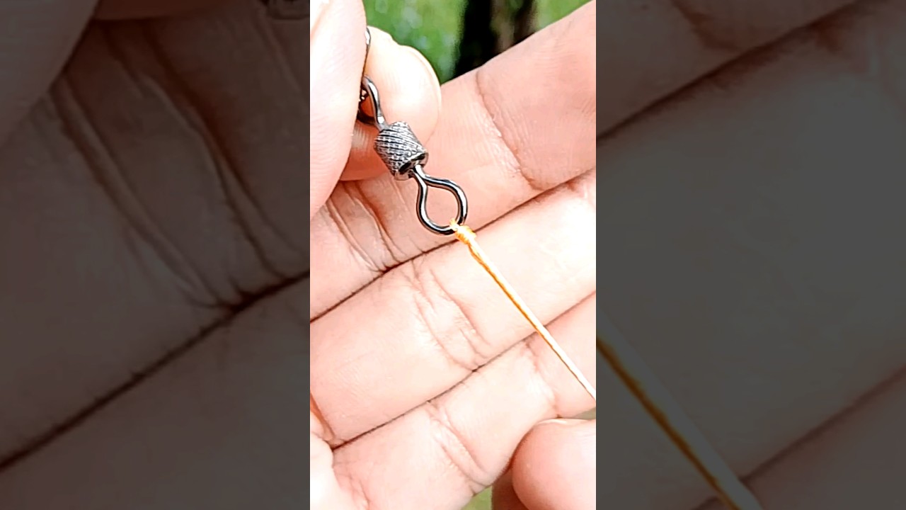 Braid to swivel best Knot #tutorial #fishing #swivel #braid #fishingknot #fishingline #tips