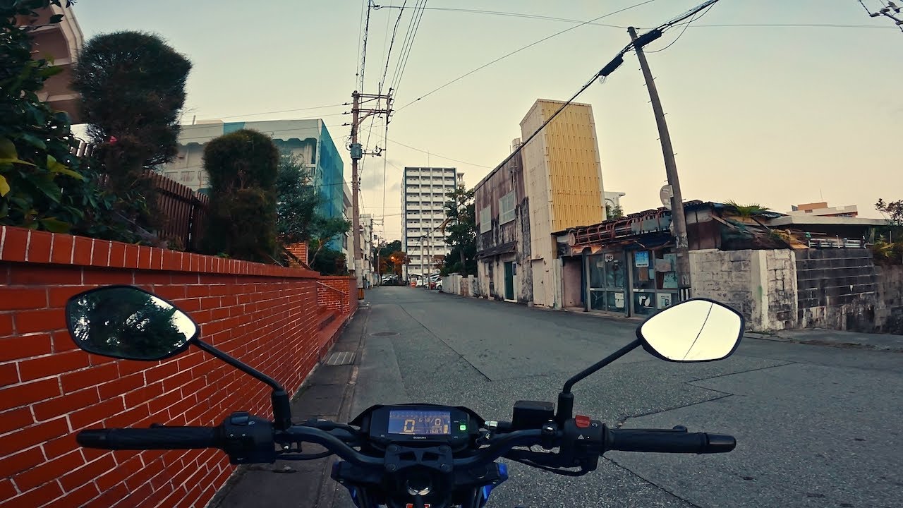 Motorcycle Ride in Okinawa Japan [4K] early in the morning