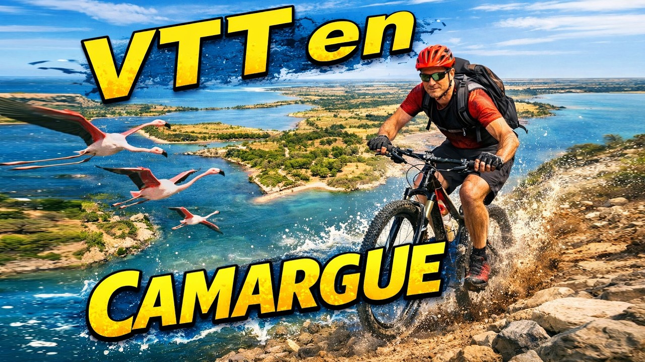110 - Balade VTT en Camargue, au milieu des flamants roses