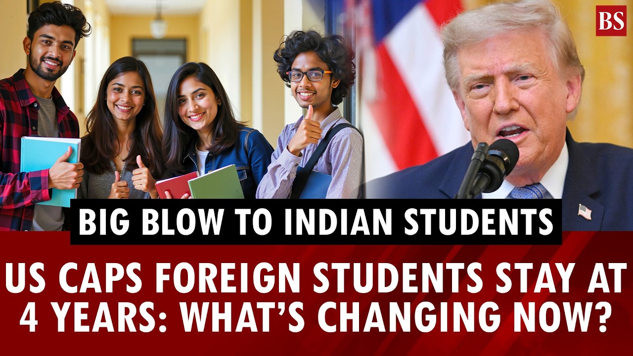 US ends 4-year limit on foreign student visas: What it means for Indian students | Trump