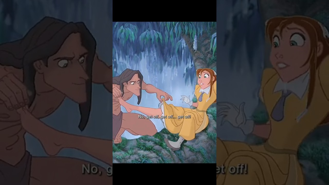 Tarzan Meets Jane for the First Time | Iconic Disney Moment