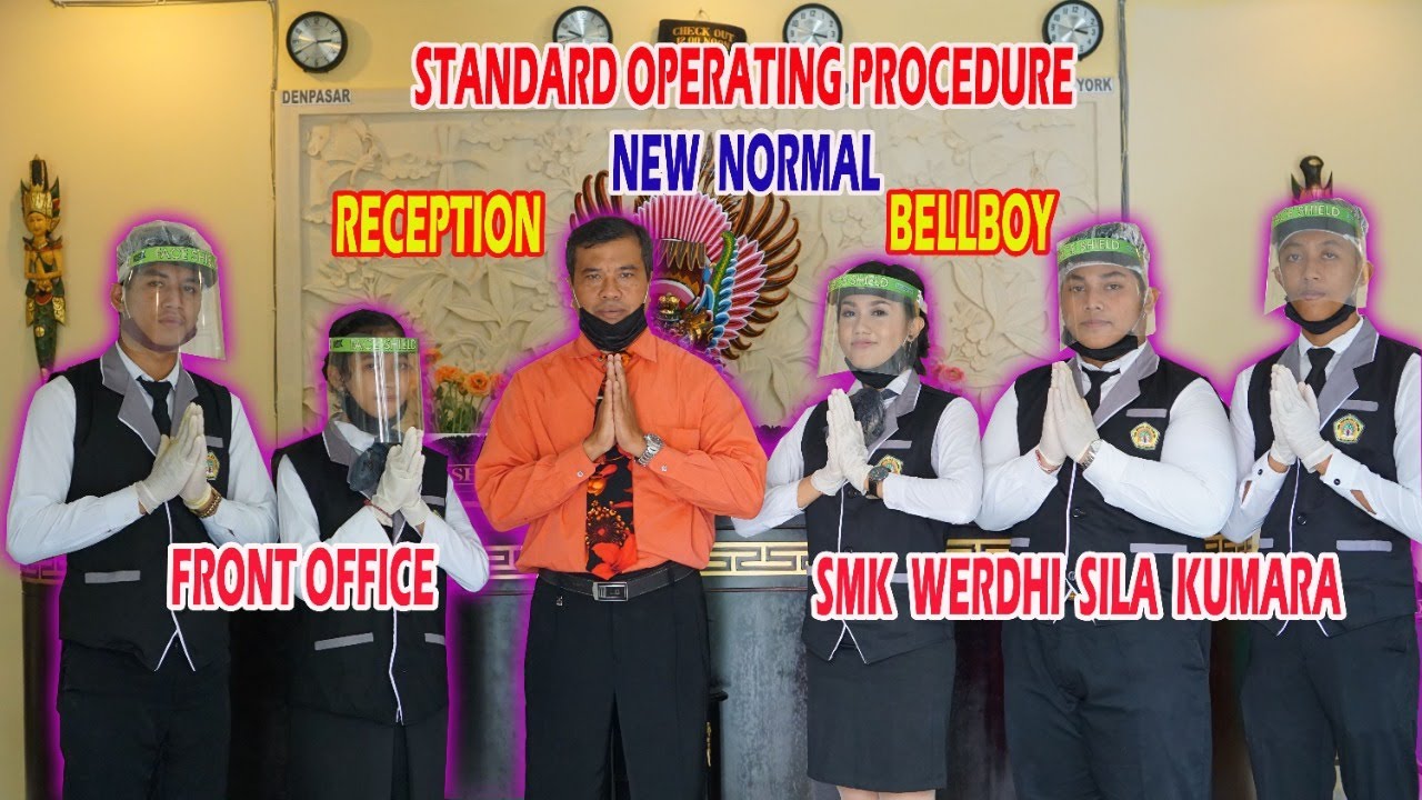 SOP New Normal Front Office ⁉️ Jurusan Perhotelan SMK Werdhi Sila Kumara‼️