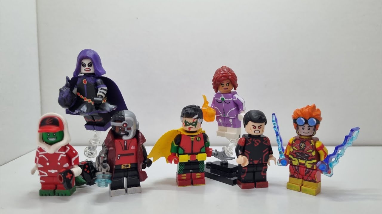 Jooshverse Teen Titans lego custom.