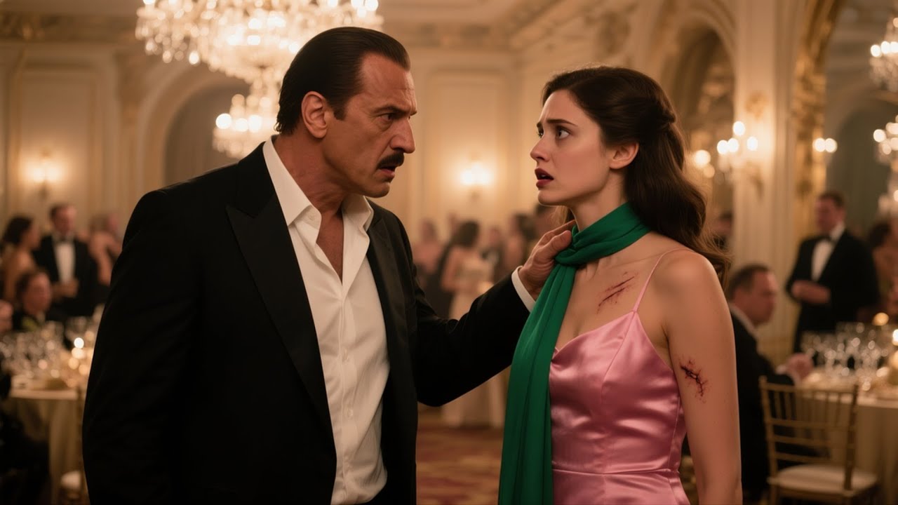 She Kept Fixing Her Scarf—The Mafia Boss Pulled It Off and Froze at the Burns