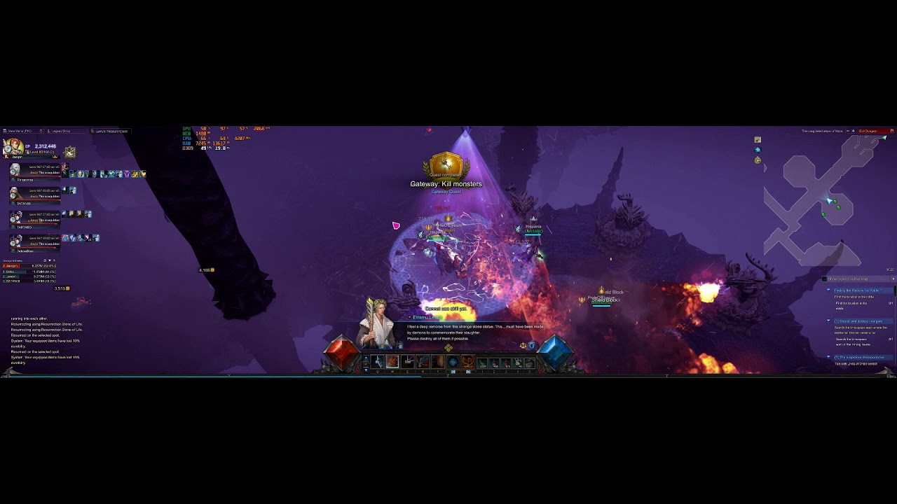 Mu Legend - The Coagulated Abyss of Blood (Mazmorra LVL85)