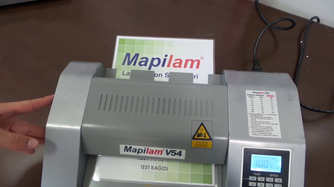 Mapilam V54 ve Mapilam V53 Laminasyon Makinesi
