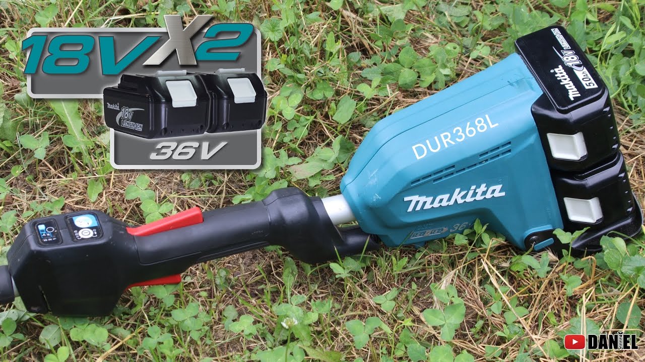 Trimmer cu acumulatori PUTERNIC! Makita DUR368L, 36V LXT Brushless