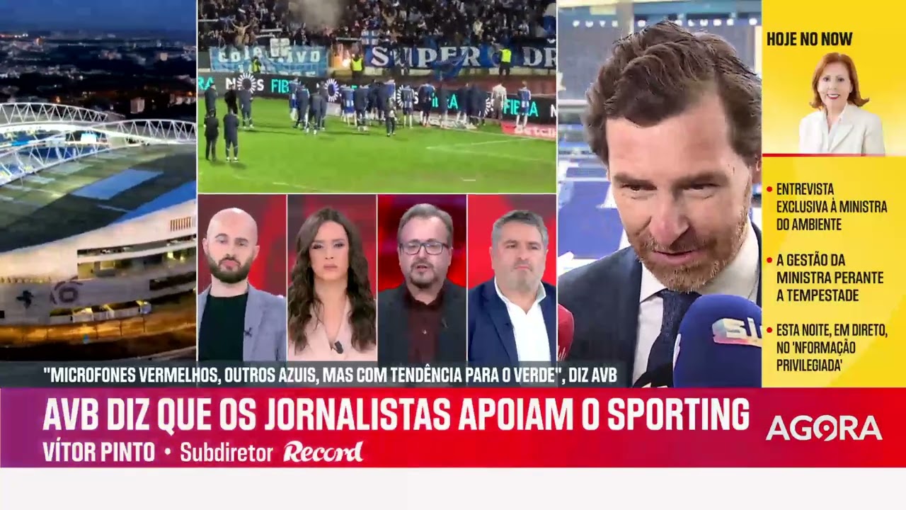 «Nas palavras de Villas-Boas, afinal o FC Porto não está assim tão bem e o Sporting está melhor»