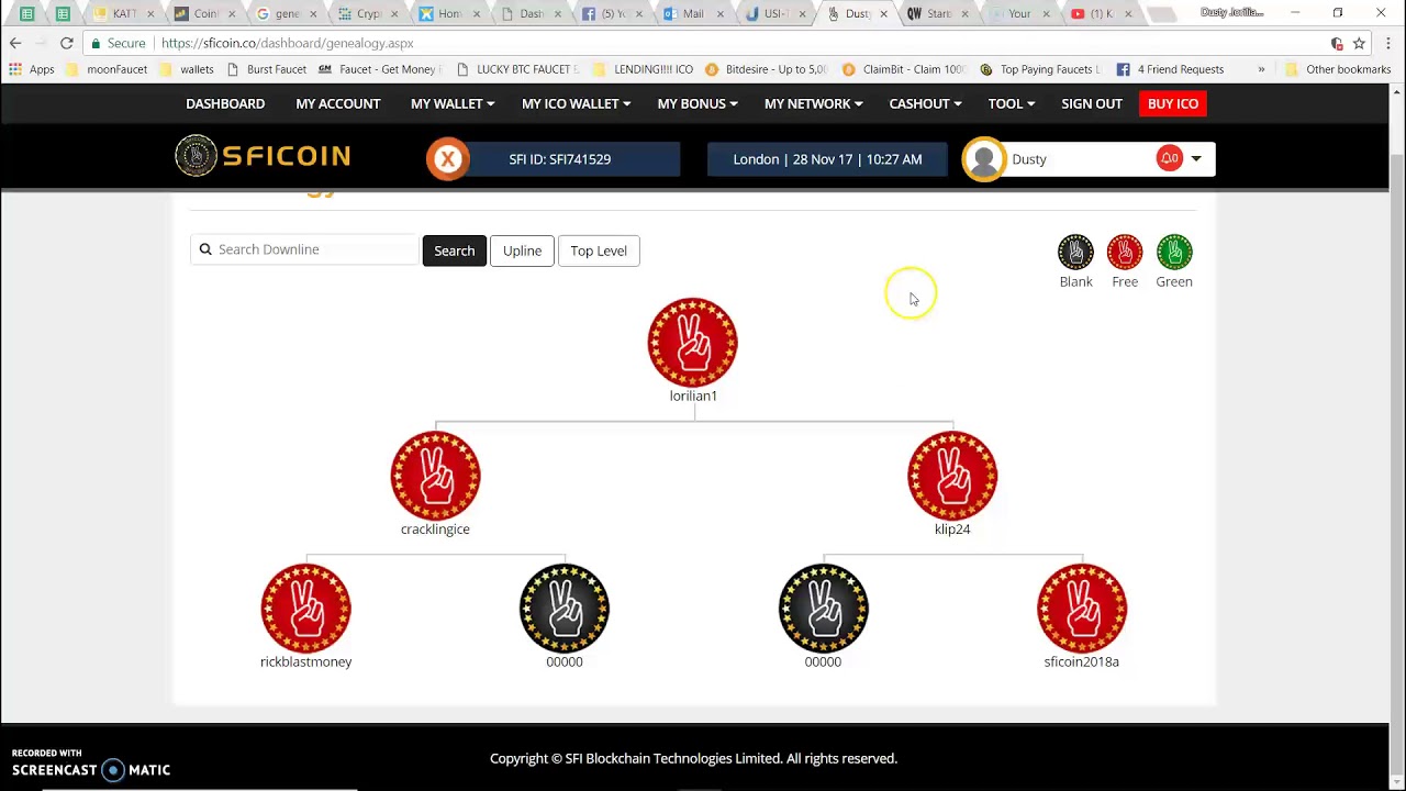SFIcoin UPDATE 50 coin Purchase, BURST coin 100 sats?  ico over!!