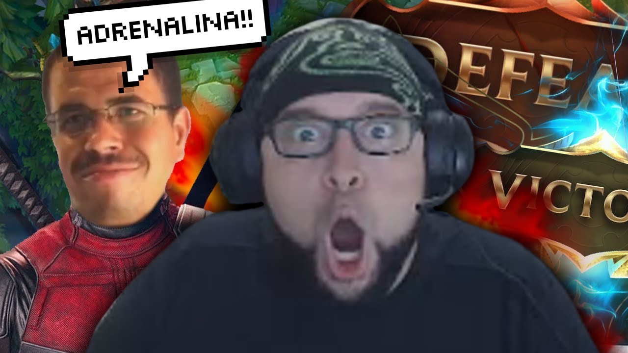 EMOÇÃO e ADRENALINA no LOL