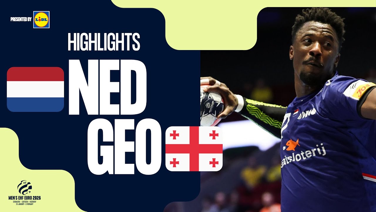 Netherlands vs Georgia | Highlights | Men's EHF EURO 2026