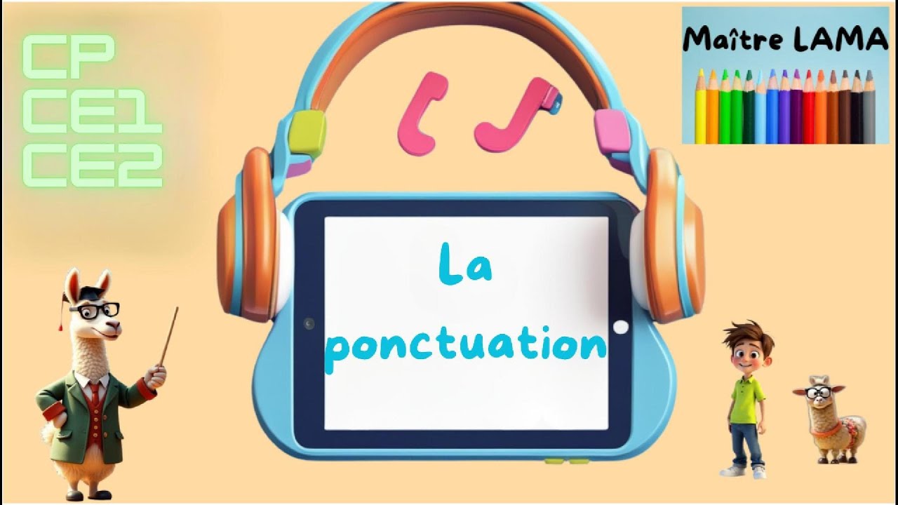 La ponctuation - français- CE1- CE2- #français #ponctuation #leçons #devoirs