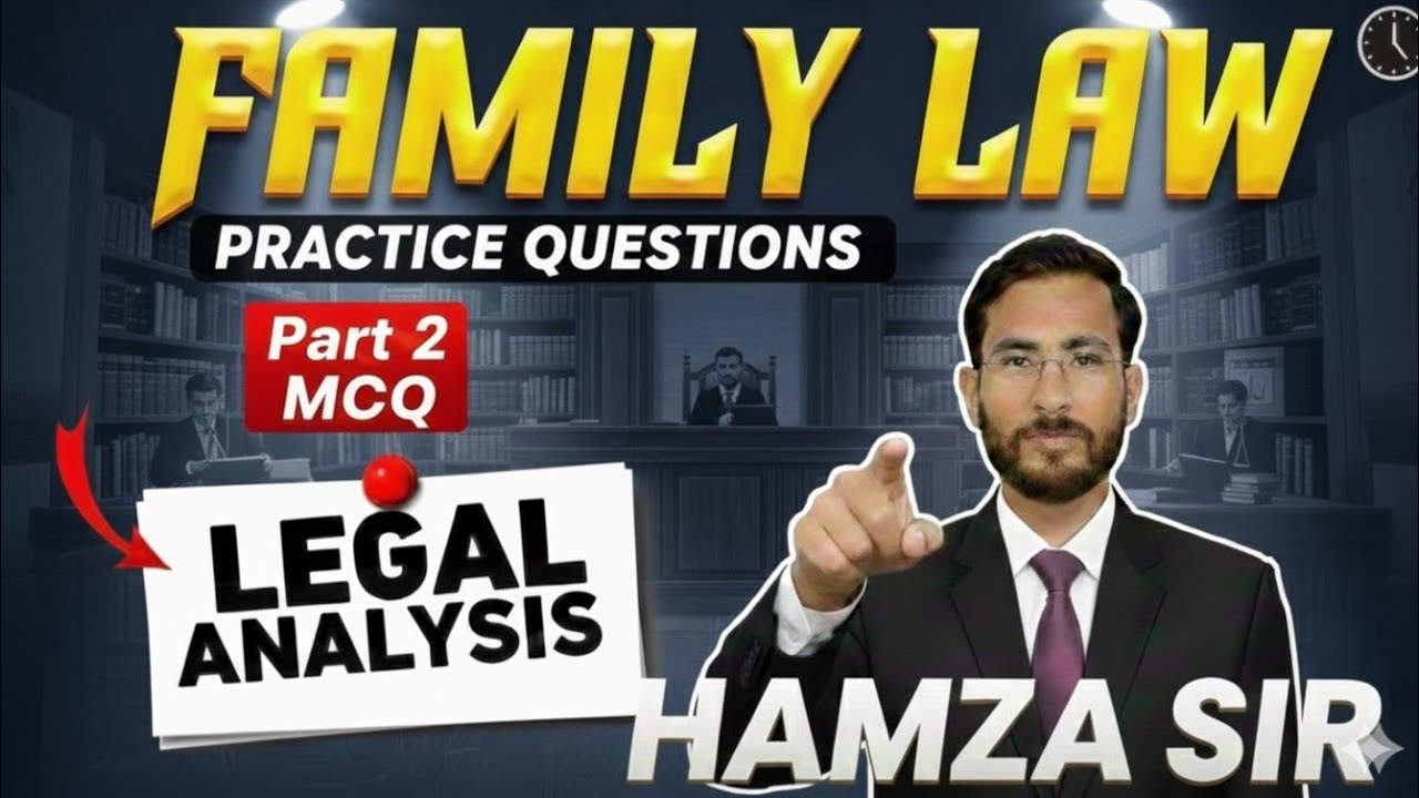 FAMILY LAW PART 2 MCQ #jmi #jmiballbresults #jamiamilliaislamia #ballb #hindulaw #muslimlaw #amu 