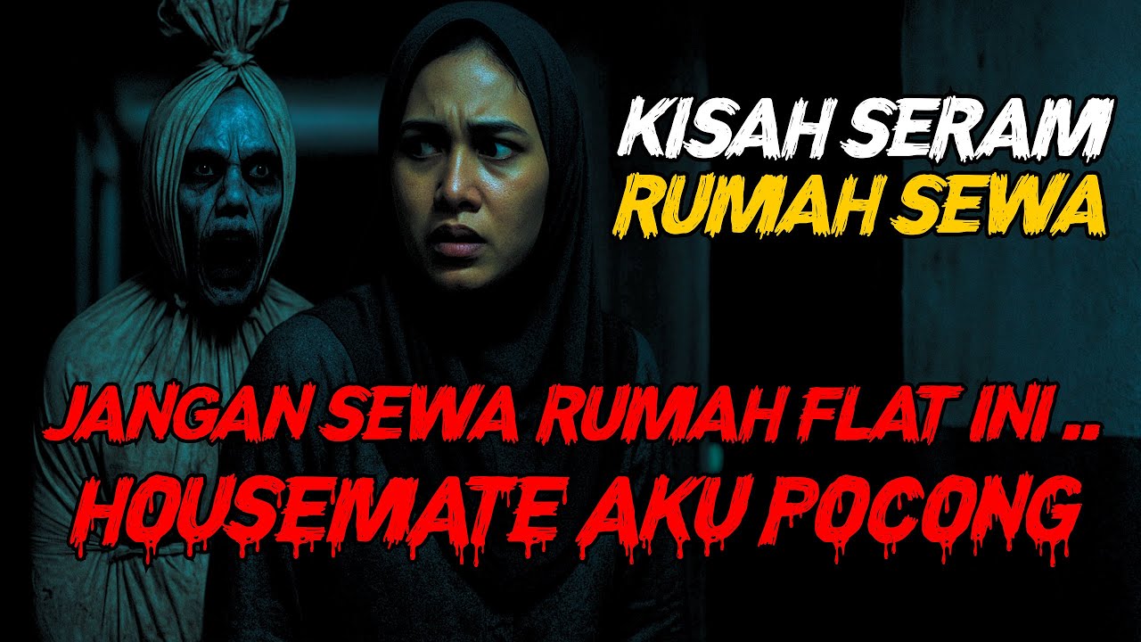 KISAH SERAM | CIKGU HOUSEMATE POCONG DI RUMAH SEWA FLAT SHAH ALAM‼️KISAH SEBENAR😱