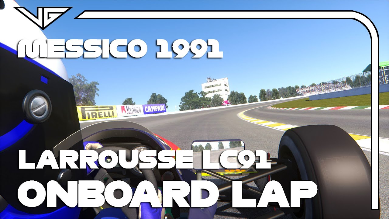 LARROUSSE ERIC BERNARD MESSICO 1991 ONBOARD LAP | ASSETTO CORSA | (Links in description) | [FREE]