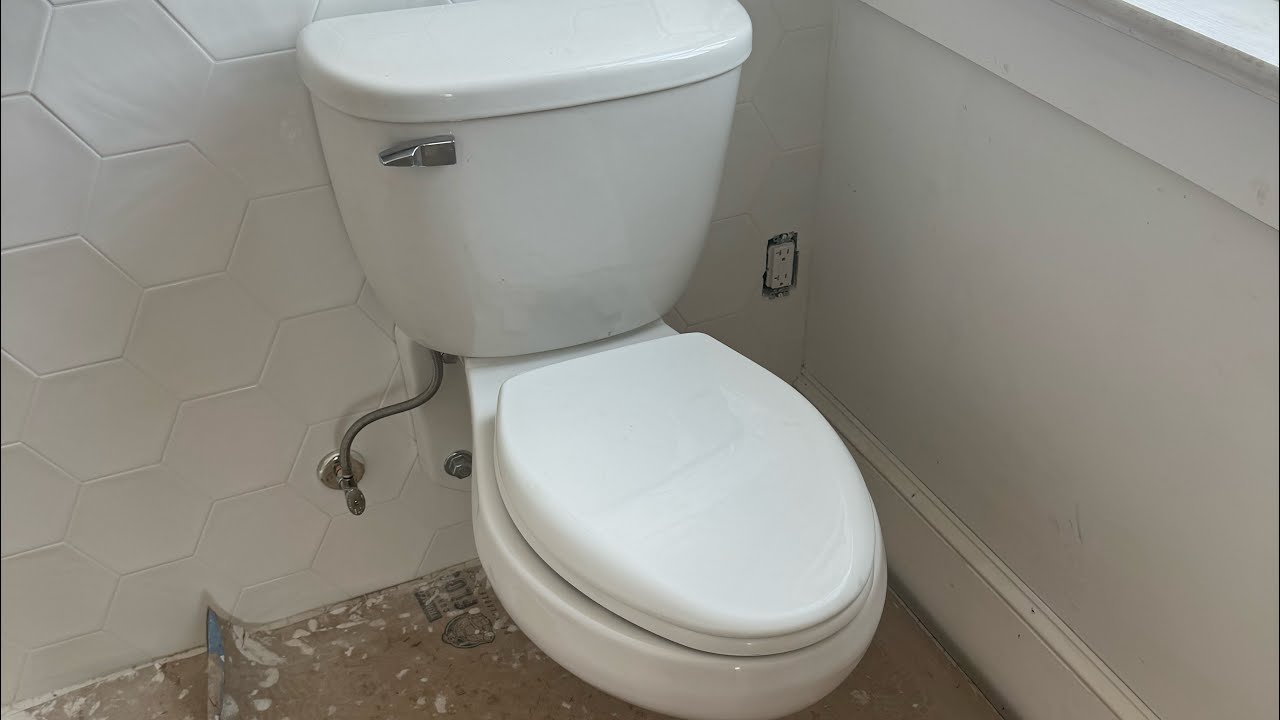 2022 Mansfield Quantum Wall Mount Toilet Installation.