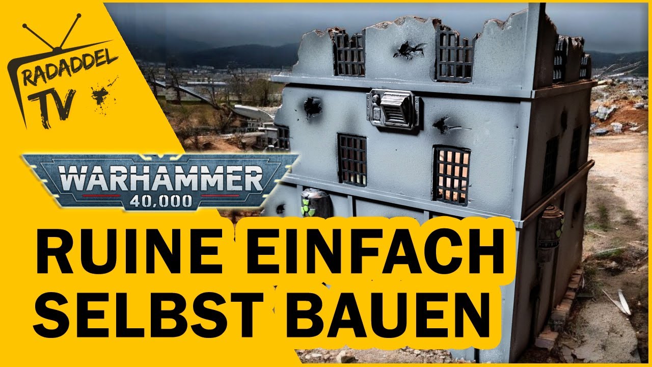 So baust du eine Warhammer-Ruine selbst!