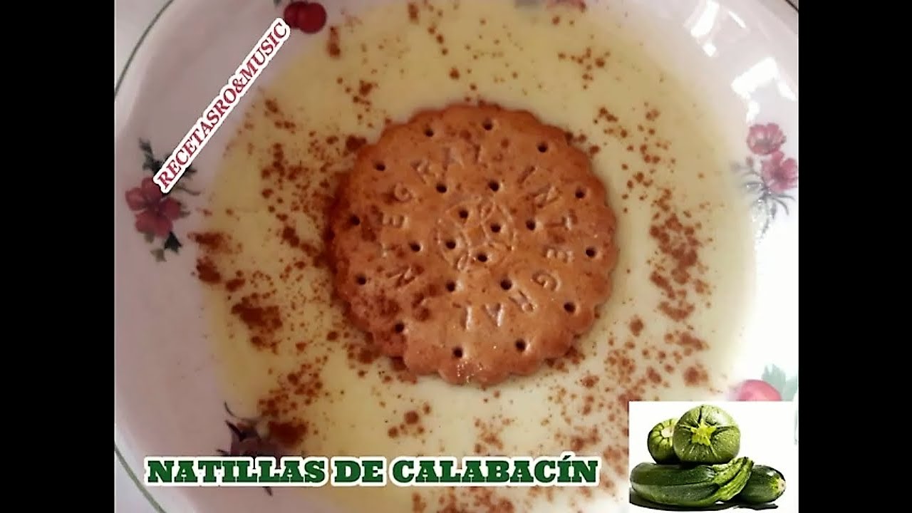 NATILLAS  de 🥒 CALABACÍN  *Súper Sanas 💚 Buenísimas* 🚩Recetasro&music 4