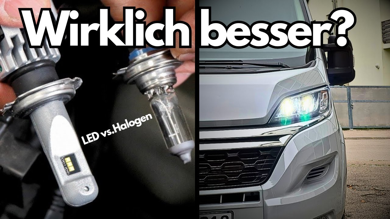 💥 LED Einbau im Fiat Ducato, Citroen Jumper & Peugeot Boxer mit OSRAM NIGHT BREAKER LED H7
